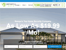 Tablet Screenshot of instantlysafe.com